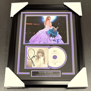 Taylor Swift Signed Authentic Autographed CD Insert Framed & 8x10 Photo JSA COA