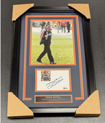 MIKE DITKA FINGER BEARS AUTOGRAPHED SIGNED 8x10 FRAMED PHOTO BAS Beckett
