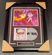 Lady Gaga Signed Autographed Authentic Music Cd Framed with 8x10 Photo JSA COA