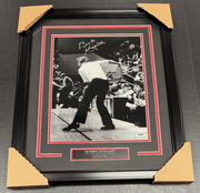 BOBBY KNIGHT SIGNED AUOTGRAPHED FRAMED 11x14 PHOTO PSA HOLO THROWING CHAIR
