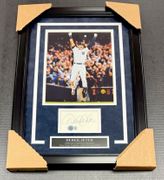 Derek Jeter Autographed Cut Framed 8x10 Photo Bas Beckett New York Yankees Bas