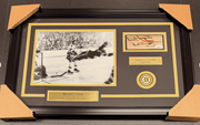 Bobby Orr The Goal Signed Autographed Cut Framed with 8x10 Photo JSA COA Bruins