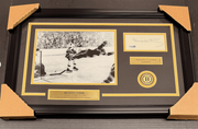 Bobby Orr The Goal Signed Autographed Cut Framed with 8x10 Photo JSA COA Bruins