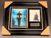 KEANU REEVES Custom Framed Autographed 8x10 Photo John Wick Matrix JSA COA