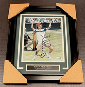 John Mcenroe Signed Authentic Autographed Framed 8x10 Tennis Photo Jsa Coa