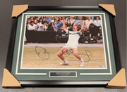 John Mcenroe Signed Authentic Autographed 16x20 Framed Photo Bas Beckett Tennis