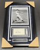 Roger Maris New York Yankees Signed Authentic Autographed Cut Framed 8x10 Photo Psa