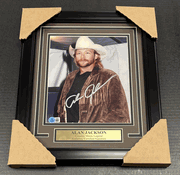 ALAN JACKSON COUNTRY MUSIC AUTOGRAPHED SIGNED 8X10 PHOTO FRAMED BAS BECKETT HOLO