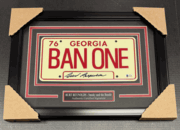 Burt Reynolds Smoky And The Bandit Autographed Framed License Plate Bas Beckett Authentic