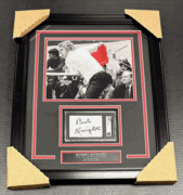 Bobby Knight Signed Autographed Sgc Authentic Framed With 8x10 Photo Throwing Chair