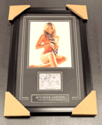 Jennifer Aniston Signed Authentic Autographed Cut Framed 8x10 Photo Beckett Bas Authentic