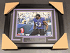 RAY LEWIS AUTOGRAPHED BALTIMORE RAVENS AUTHENTIC FRAMED 8X10 PHOTO BECKETT BAS