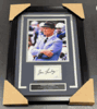 Tom Landry Dallas Cowboys Authentic Autographed Cut W 8x10 Framed Photo Jsa Coa