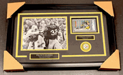 Franco Harris Immaculate Reception Framed 8x10 Photo Autographed Cd PSA Beckett