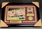 Joe Theismann SIGNED AUTOGRAPHED AUTO FRAMED 8X10 PHOTO WASHINGTON REDSKINS