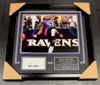 RAY LEWIS AUTOGRAPHED CUT JSA COA FRAMED WITH 11X14 PHOTO Fire DANCE RAVENS
