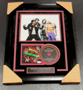 Red Hot Chili Peppers Anthony Kiedis Flea Autographed Cd Framed 8x10 Photo JSA Letter