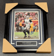 Troy Aikman Dallas Cowboys Autographed Signed 8x10 Photo Framed Jsa Authentic