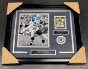 Troy Aikman Dallas Cowboys Autographed Signed Card Framed W/ 8x10 Photo