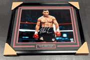 Mike Tyson Autographed 16x20 Boxing Photo Framed Beckett Bas Authentic Certified