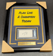 Lou Holtz Notre Dame Signed Autographed Index Psa Framed w/ 8x10 Photo