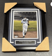 Mariano Rivera Authentic Autographed 8x10 Framed Photo New York Yankees Jsa Coa