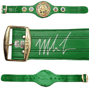 MIKE TYSON AUTOGRAPHED GREEN WBC WORLD CHAMPIONSHIP BELT BECKETT WITNESS 