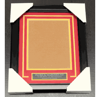 PATRICK MAHOMES 3X MVP CHIEFS FRAMED FRAME KIT 4 YOUR 8X10