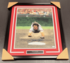 Pete Rose Reds Authentic Signed Autographed 16X20 DIVE Photo Framed JSA COA