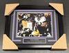 RAY LEWIS AUTOGRAPHED RAVENS OVER BEN ROETHLISBERGER FRAMED 8X10 PHOTO JSA COA