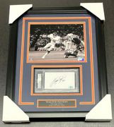WALTER PAYTON SIGNED AUTOGRAPHED INDEX PSA WITH 8X10 PHOTO FRAMED CHICAGO BEARS