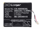 Amazon  58-000083, 58-000151, MC-265360-03 E-Book, E-Reader Battery For  kindle