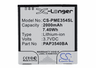 Prestigio PAP3540 DUO, PAP3540BA Mobile, Smartphone Battery For MultiPhone 354 Prestigio PAP3540 DUO, PAP3540BA Mobile, Smartphone Battery For MultiPhone 354