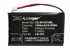 Safescan 131-0477, LB-205 Payment Terminal Battery For 6165 G3, 6175, 6185 Safescan 131-0477, LB-205 Payment Terminal Battery For 6165 G3, 6175, 6185