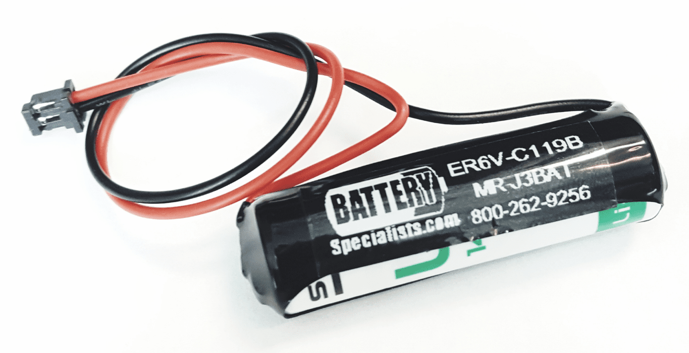 Mitsubishi ER6VC119B PLC Programmable Logic Controller Battery