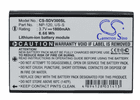 Sonocaddie  US-S GPS Navigation Battery For  AutoPlay, V300, V300 Plus