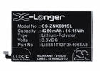 ZTE  Li3841T43P3h4068A8 Mobile, Smartphone Battery For  Nubia X6, NX601J