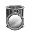 1/2 Pint Can Unlined Paint Cans,24 Case Pack