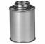 1/4 Pint | 4oz Round Steel Tin Coated Metal Cans & Flat Utility Screw-Top, 10 Pk