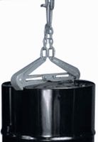 1 Drum, 2000 lb Capacity Heavy Duty Drum Lifter | With Steel Chime Tongs