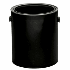 1 Gallon Black plastic paint can, with ears, 10 Case Pack