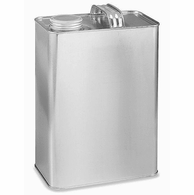 1 Gallon F-style Oblong Screw-Top Metal Cans 1 1/4" Alpha Neck| 10 Pack