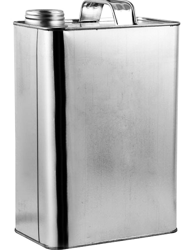 1 Gallon Fstyle Oblong ScrewTop Metal Cans 1 1/4" Alpha Neck 10 Pack