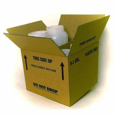 1 Gallon HDPE Wide Mouth Jars,4 Case Pack