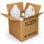 1 Gallon Polyethylene Bottles With Shipping Box - UN Rated 4G Packaging - 4 Pack