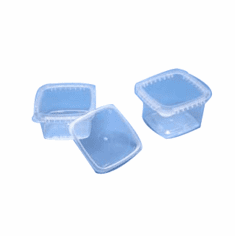 1 Gallon White Containers IPL Square Container 102 Case Pack