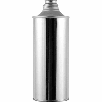 1 Quart Round Cone-Top Screw-Top Metal Cans,10 Case Pack