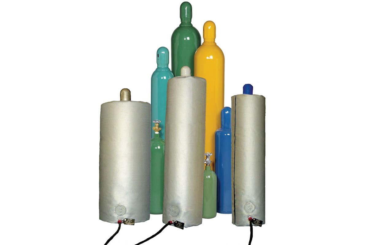 10" x 47" (254 mm x 1194 mm) Hazardous Area Rated Gas Cylinder Warmer