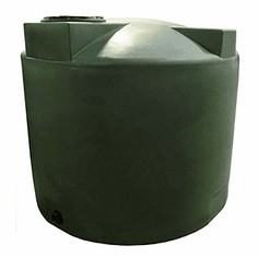 1000 Gallon Plastic Rain Water Storage Tank | Rainwater Harvesting |  Dimensions: 75" Diameter x 65" Height 
