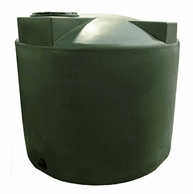 1000 Gallon Plastic Rain Water Storage Tank | Rainwater Harvesting |  Dimensions: 75" Diameter x 65" Height 